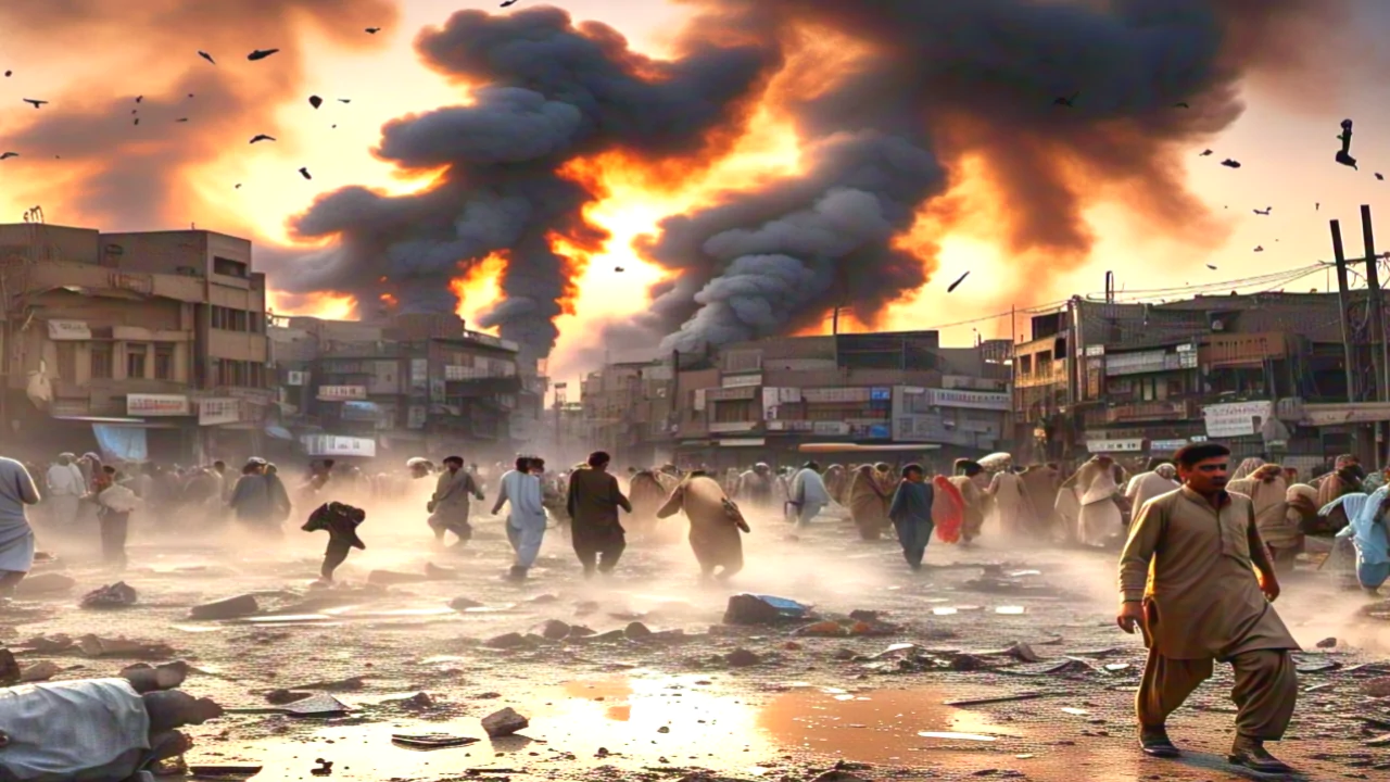 আকাশে হঠাৎ ধোঁয়া! রাস্তায় জনস্রোত, কেঁপে উঠল লাহোর....