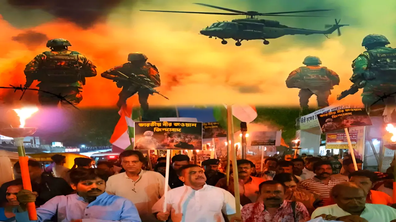 কলকাতার রাস্তায় আজ তিরঙ্গার জোয়ার, দেশের সেনাদের শ্রদ্ধা জানাতে রাস্তায় নামবে বঙ্গ বিজেপি