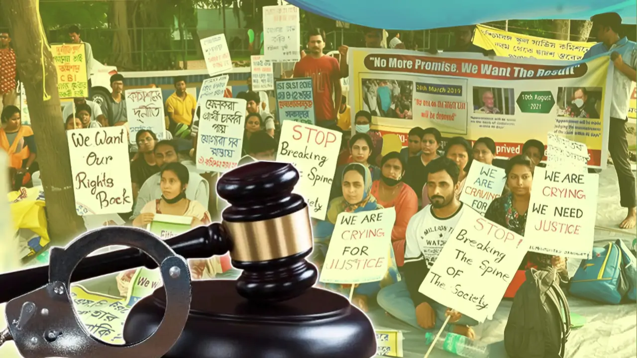 প্রথমে বেধড়ক মার তারপরে মামলা, চাকরিহারা শিক্ষকদের এবারে গ্রেফতারের হুমকি দিল পুলিশ