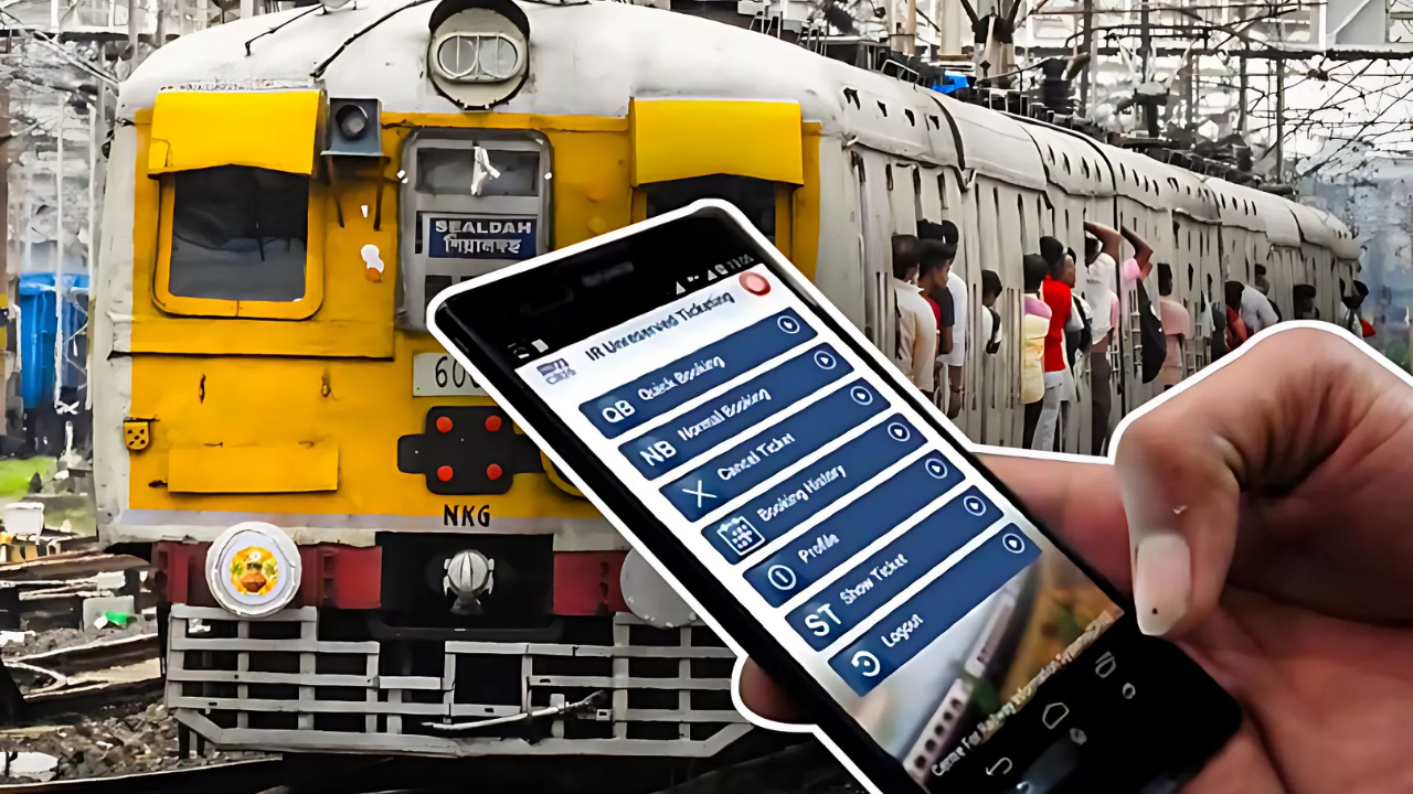 স্টেশনের লাইনে আর নয় দাঁড়ানো! Sealdah-এর সব হল্ট স্টেশনে এবার ফোনেই টিকিট