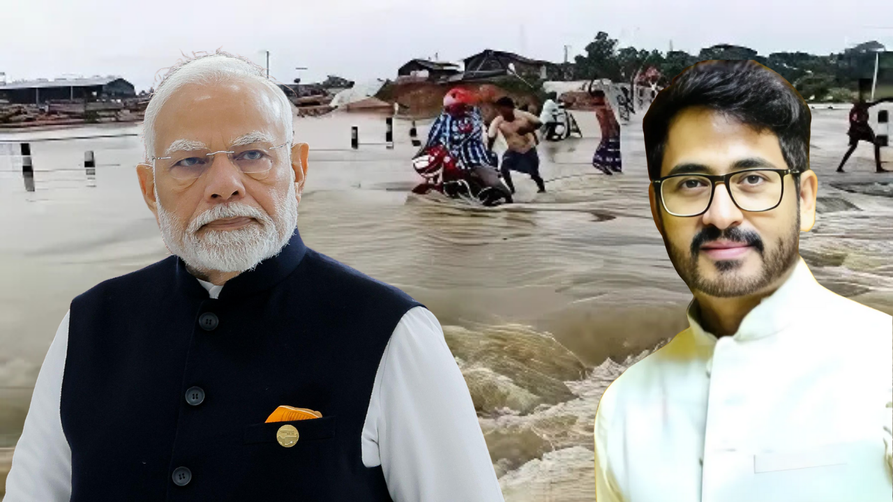 Ghatal Flood : ঘাটালে জলবন্দি জনজীবন, মোদী কে চিঠি লিখে কি জানাল হিরণ?